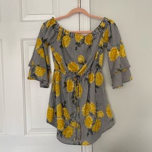 Flowy Off The Shoulder Dress